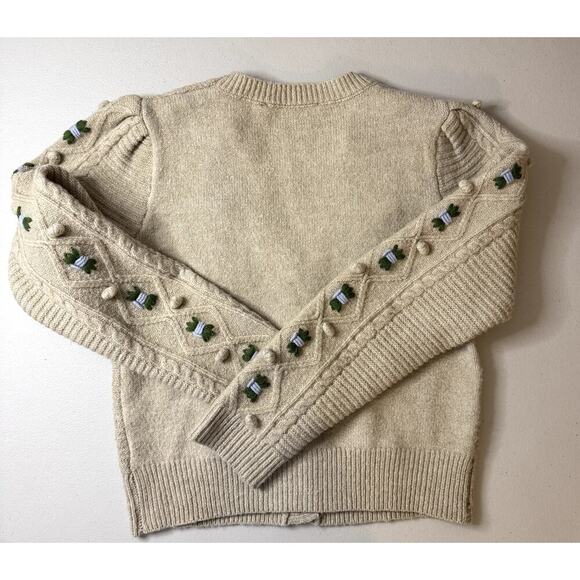 ASTR the Label Printed B-Neck Sweater Cardigan Size Small - Picture 3 of 4